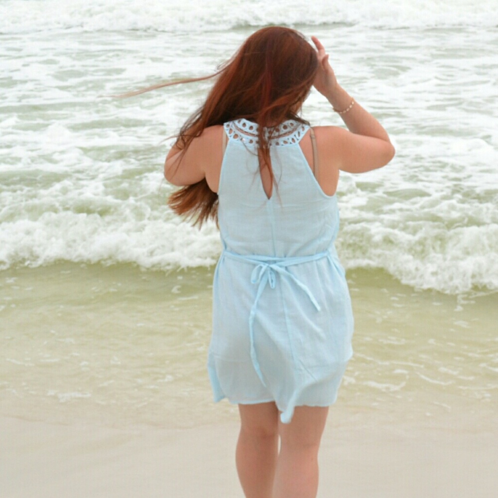 Sea Blue Dress - Picture 2 of 2